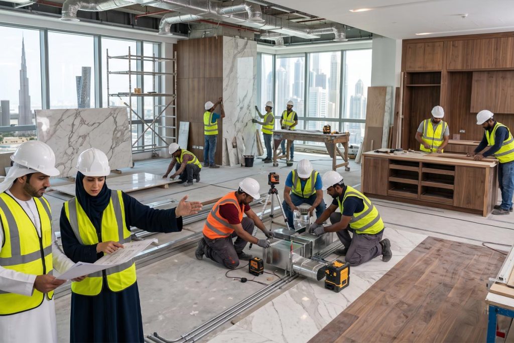 turnkey joinery and interior fit out execution dubai