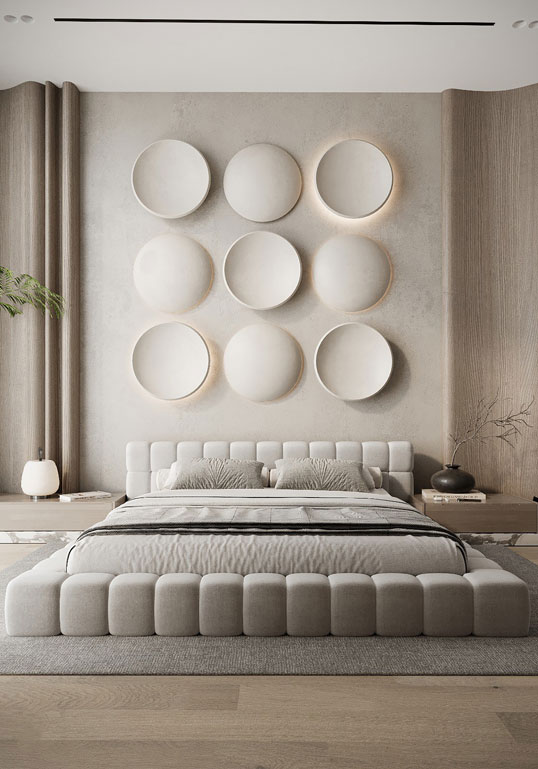 Guest and master bedroom interior